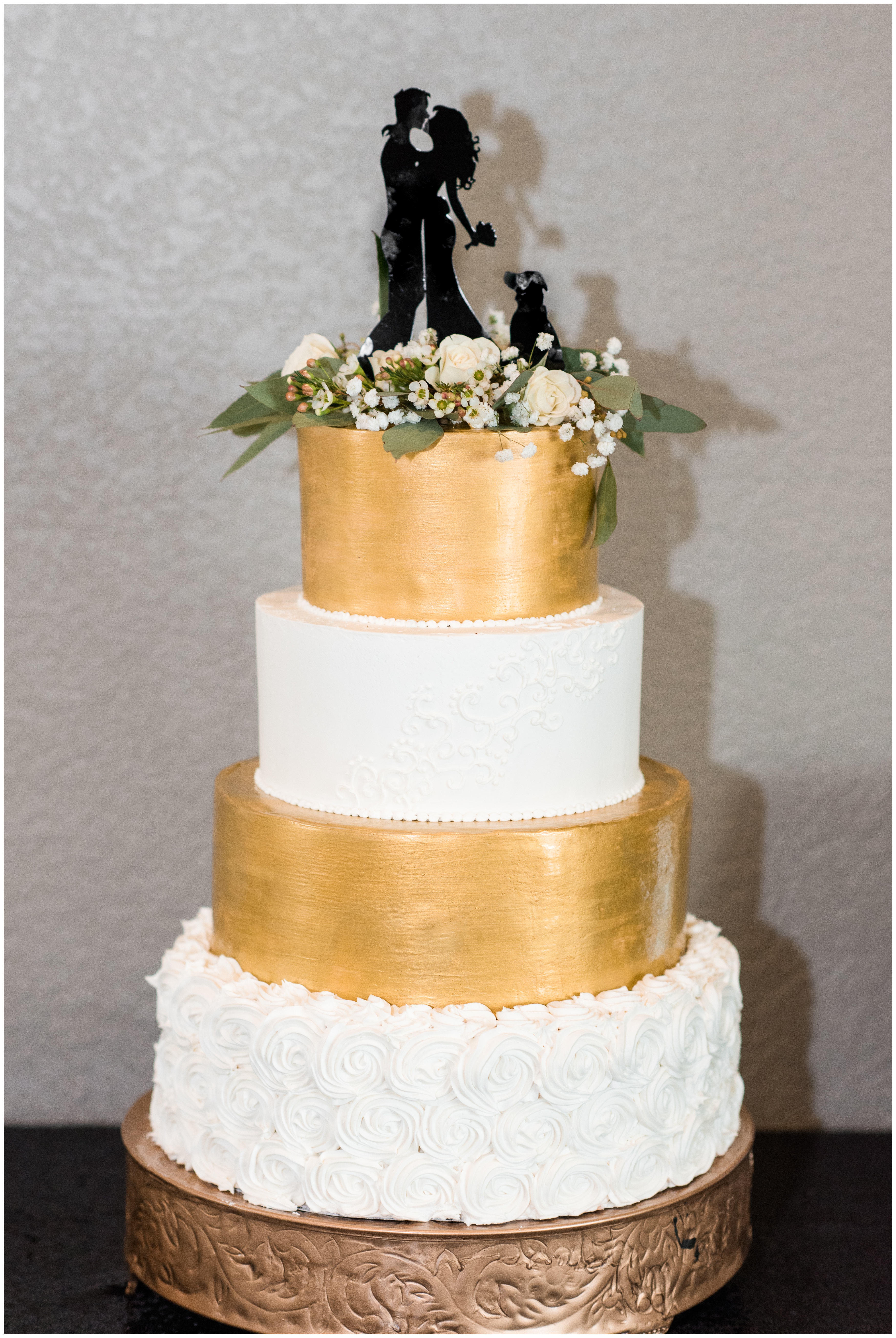 Black Gray and Gold Elegant Wedding Townelake in Cypress TX_0257