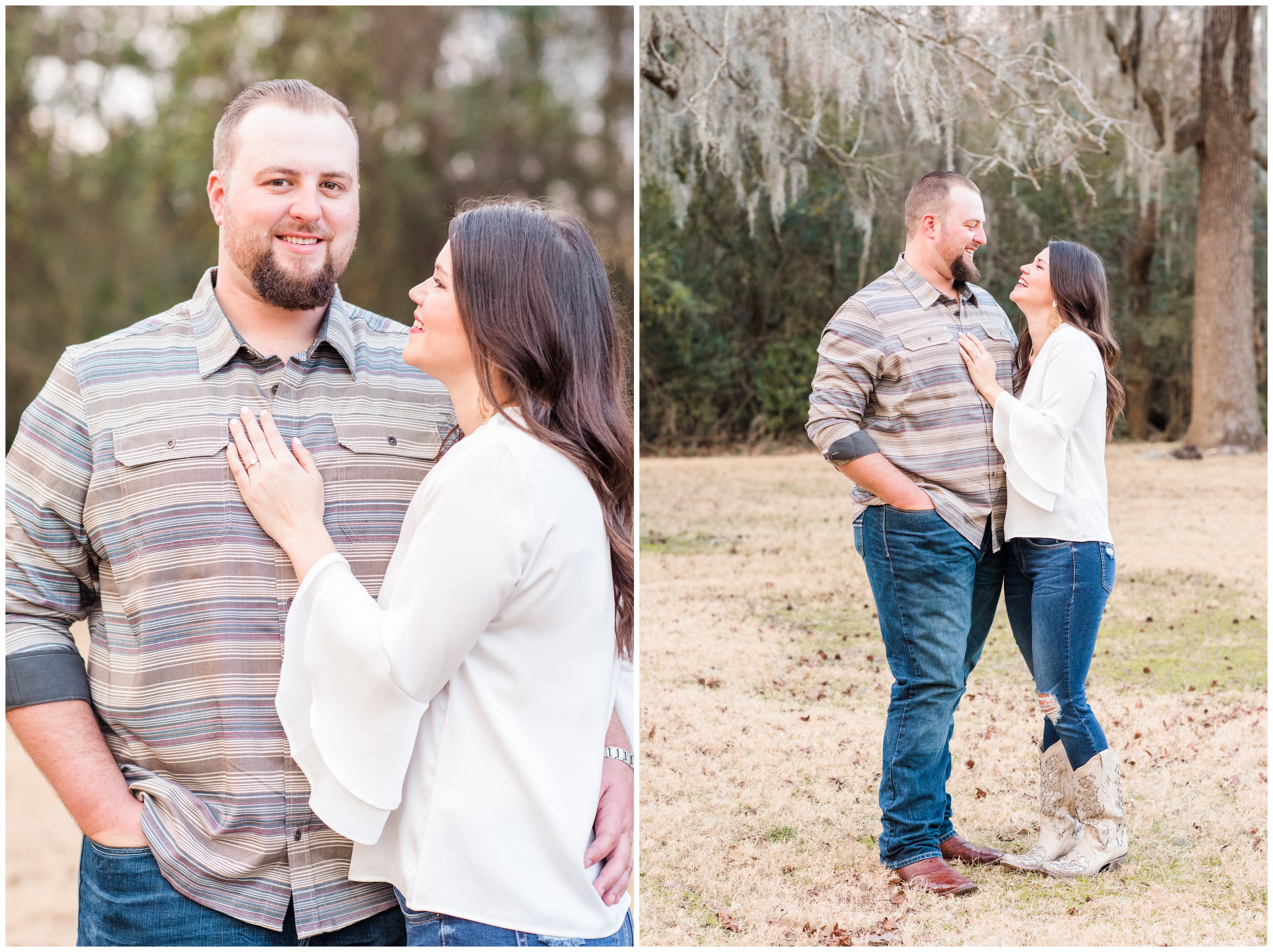 Jake and Jordan Winter Engagement Session Summer Wedding at the Carriage House Texas_0195