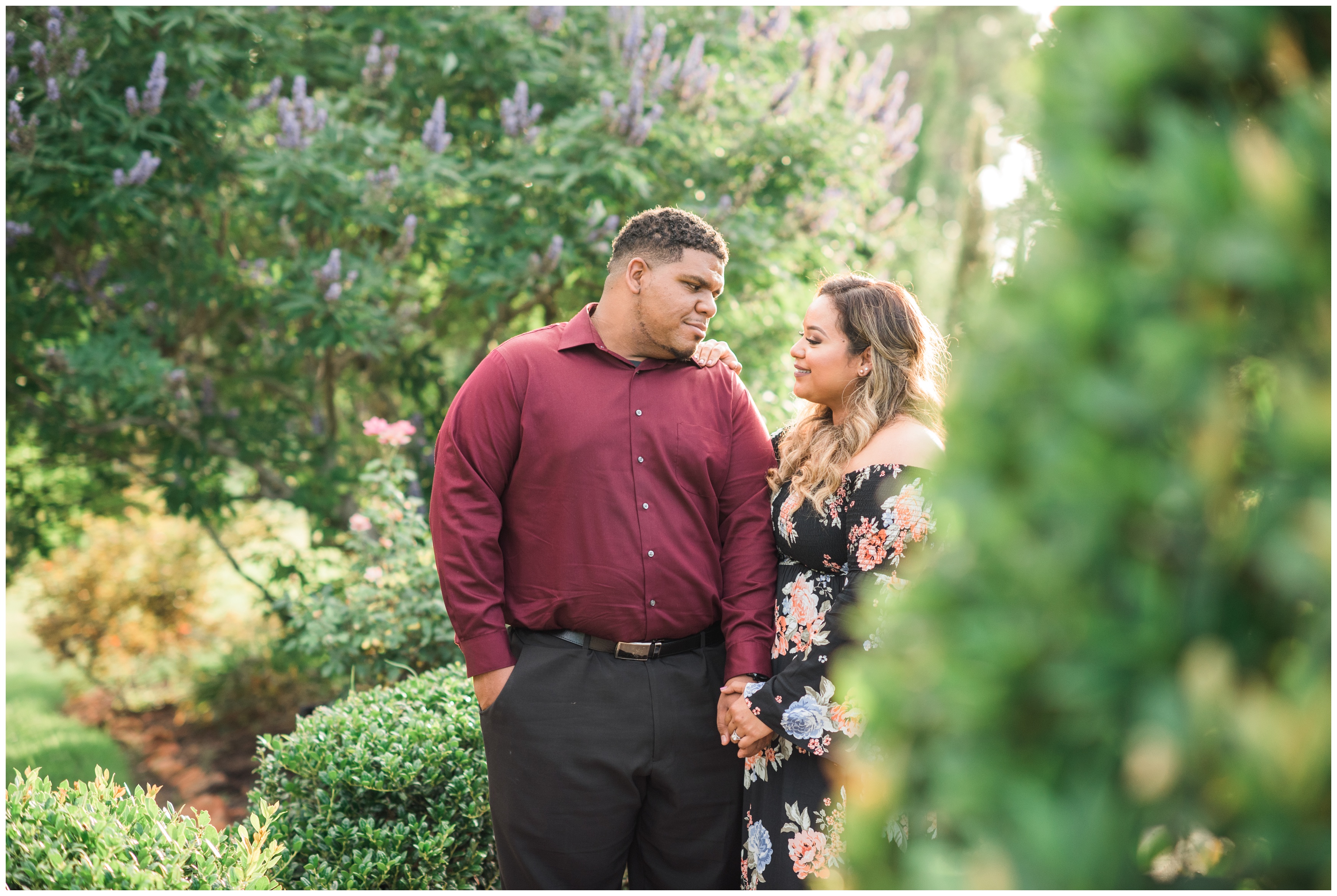 Vanessa and Jermain Engagement Session Tuscan Courtyard_0600
