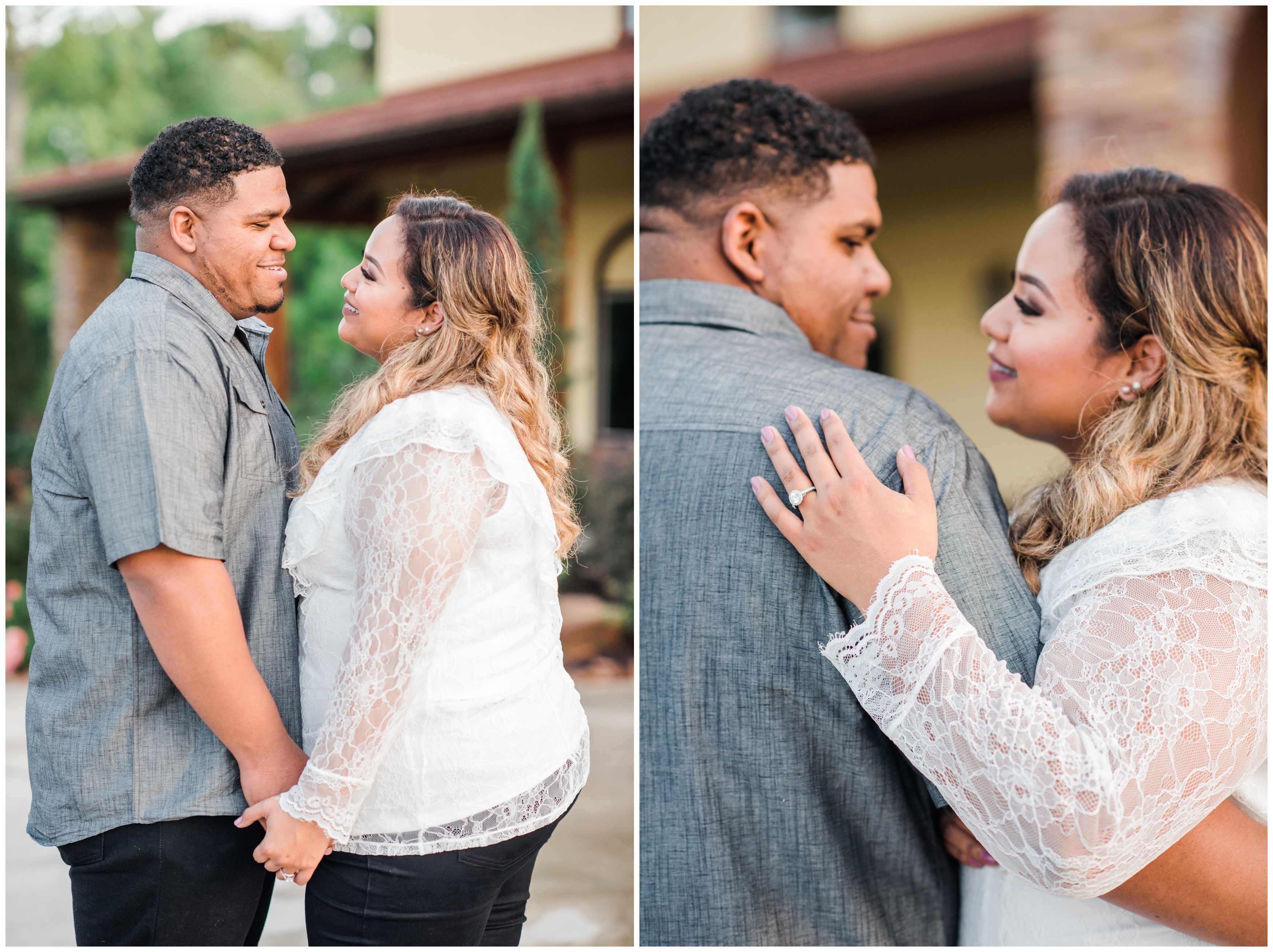 Vanessa and Jermain Engagement Session Tuscan Courtyard_0605