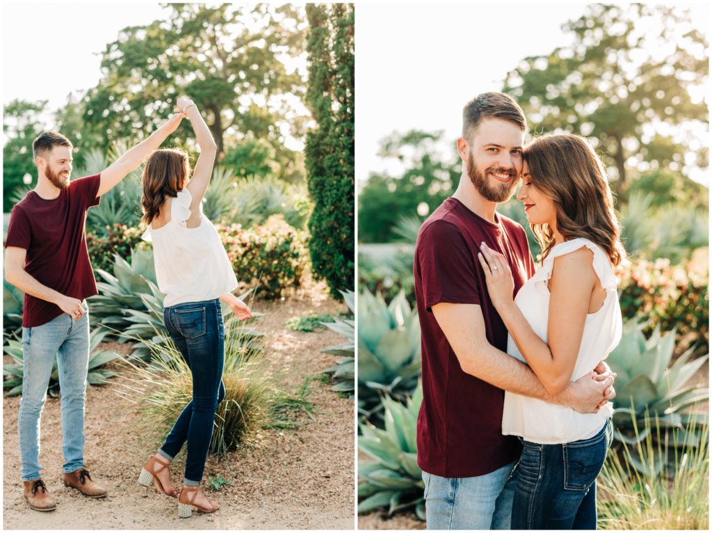 mcgovern centennial gardens engagement session