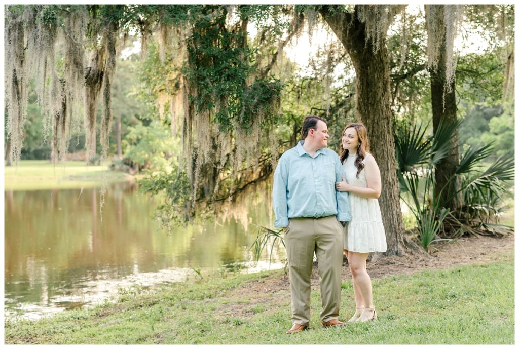 North-Houston-Texas-Romantic-Mossy-Oak-Engagement-Session