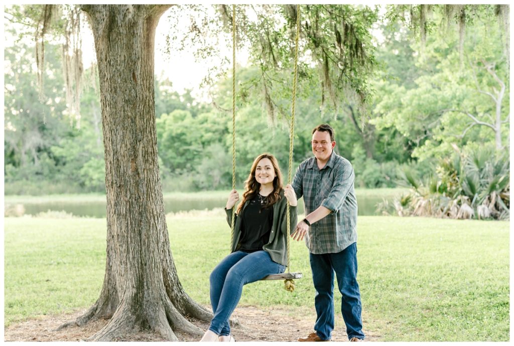 North-Houston-Texas-Romantic-Mossy-Oak-Engagement-Session