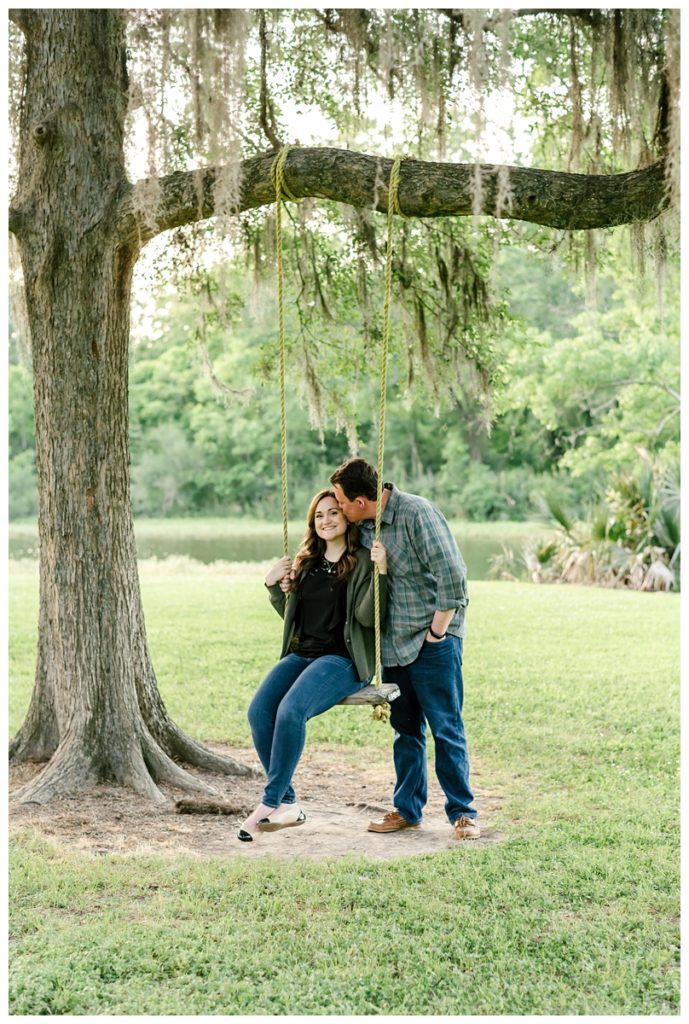 North-Houston-Texas-Romantic-Mossy-Oak-Engagement-Session