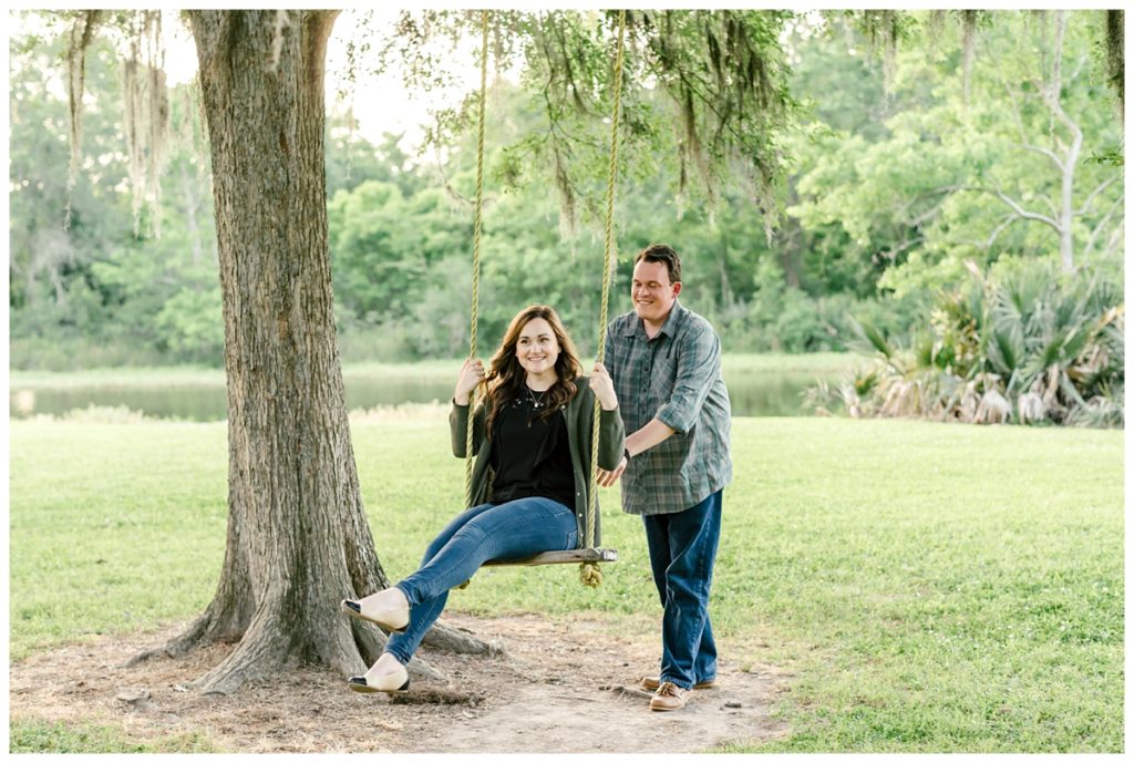 North-Houston-Texas-Romantic-Mossy-Oak-Engagement-Session