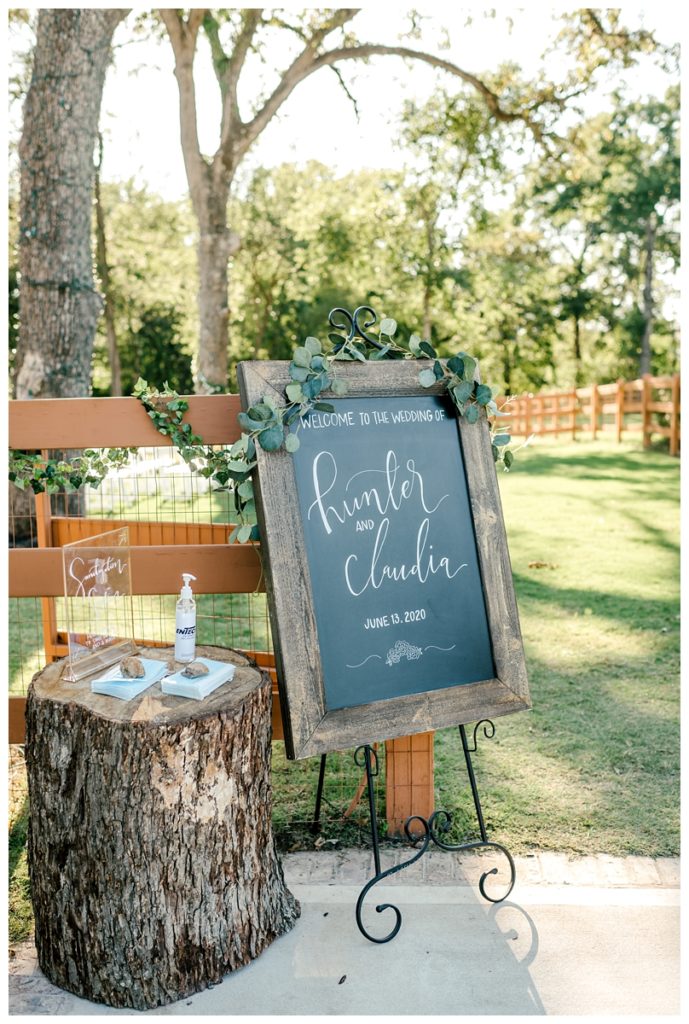 Houston Texas Backyard COVID Wedding