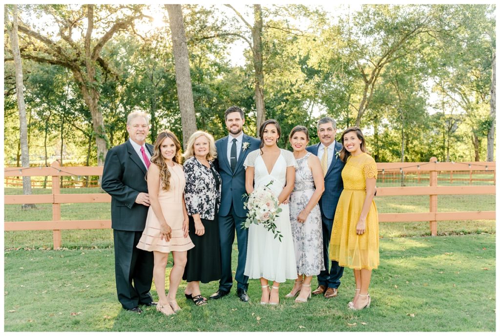 Houston Texas Backyard COVID Wedding