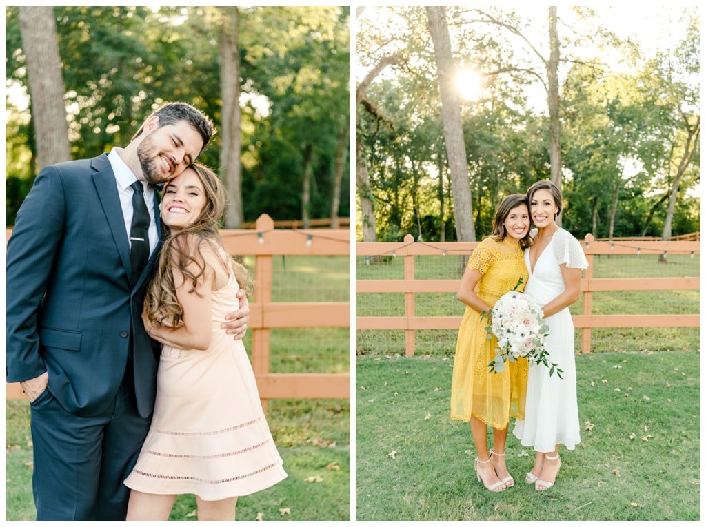 Houston Texas Backyard COVID Wedding