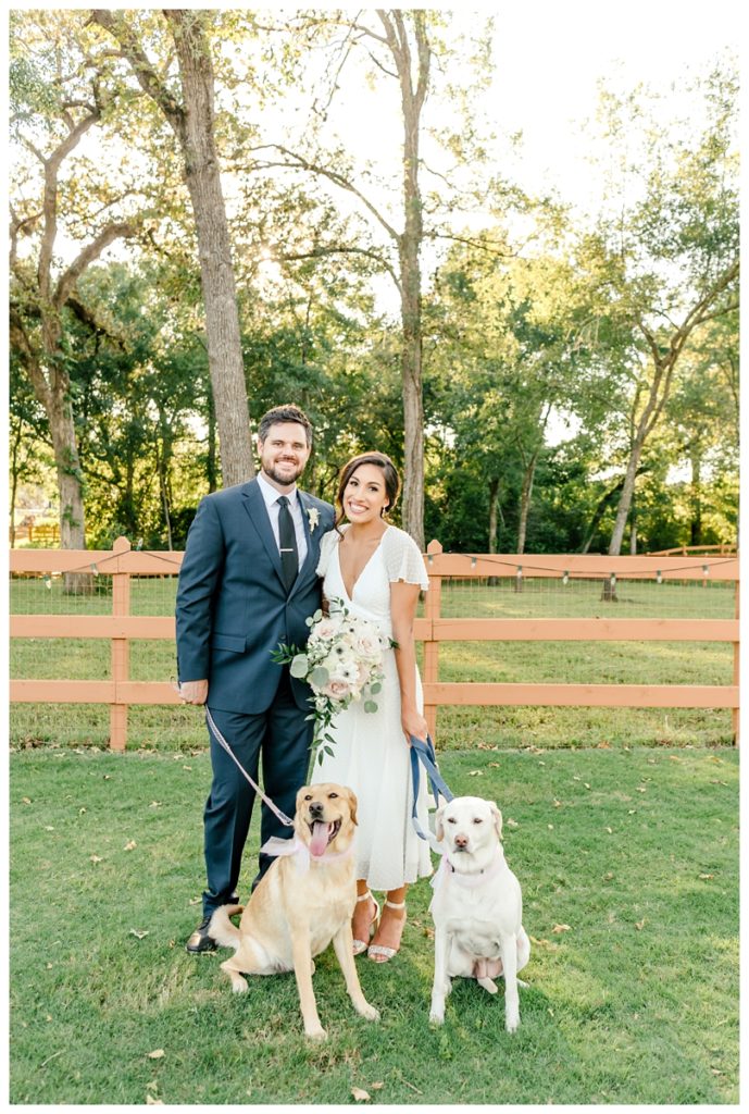 Houston Texas Backyard COVID Wedding