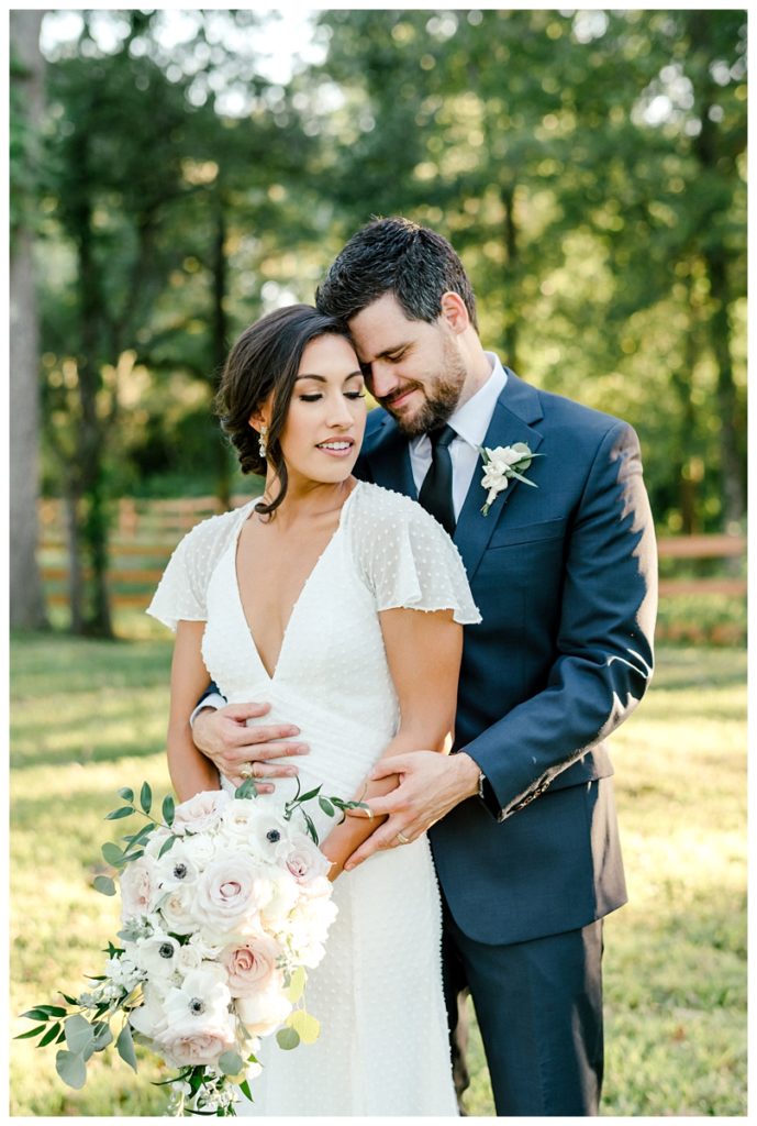 Houston Texas Backyard COVID Wedding