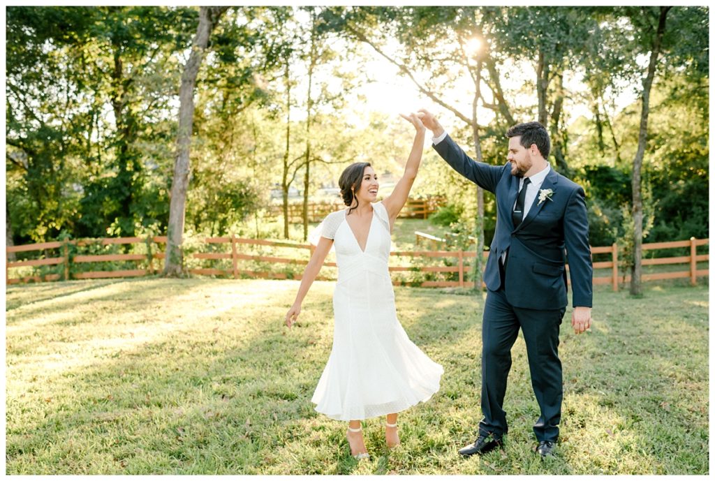 Houston Texas Backyard COVID Wedding