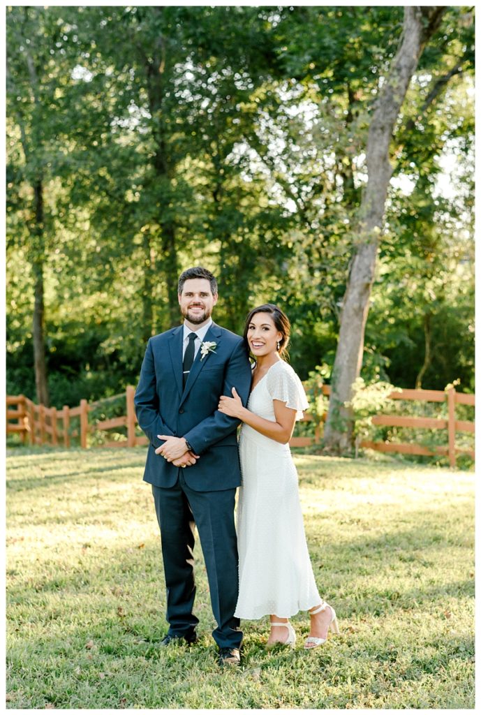 Houston Texas Backyard COVID Wedding