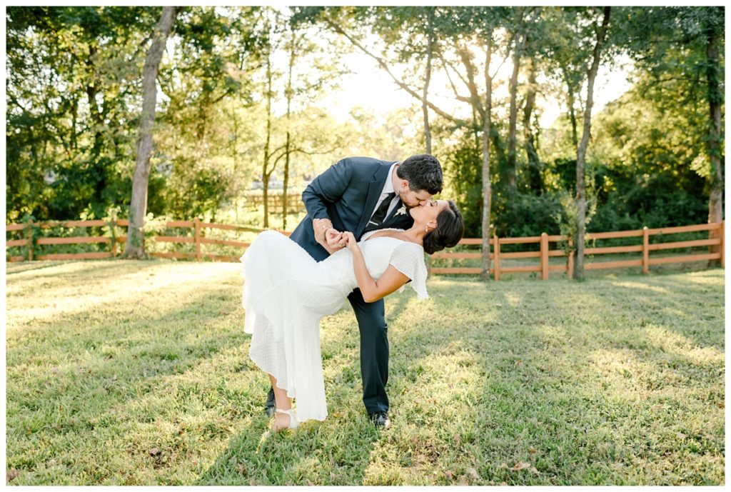 Houston Texas Backyard COVID Wedding