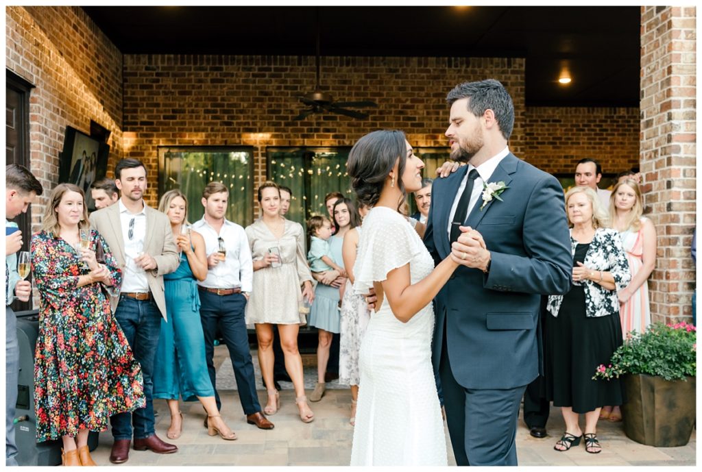 Houston Texas Backyard COVID Wedding