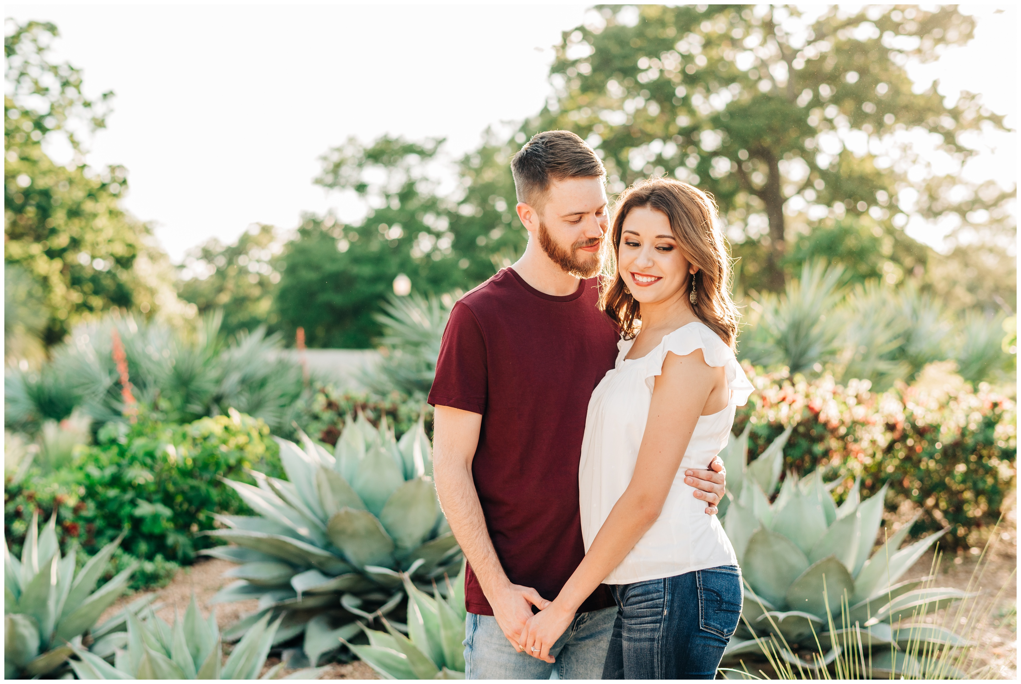 mcgovern centennial gardens engagement session