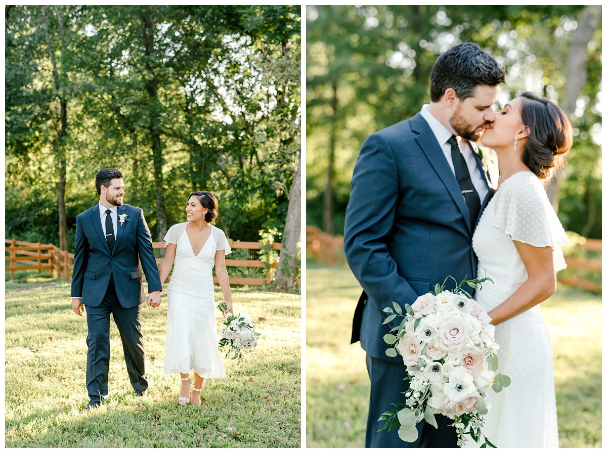 Houston Texas Backyard COVID Wedding