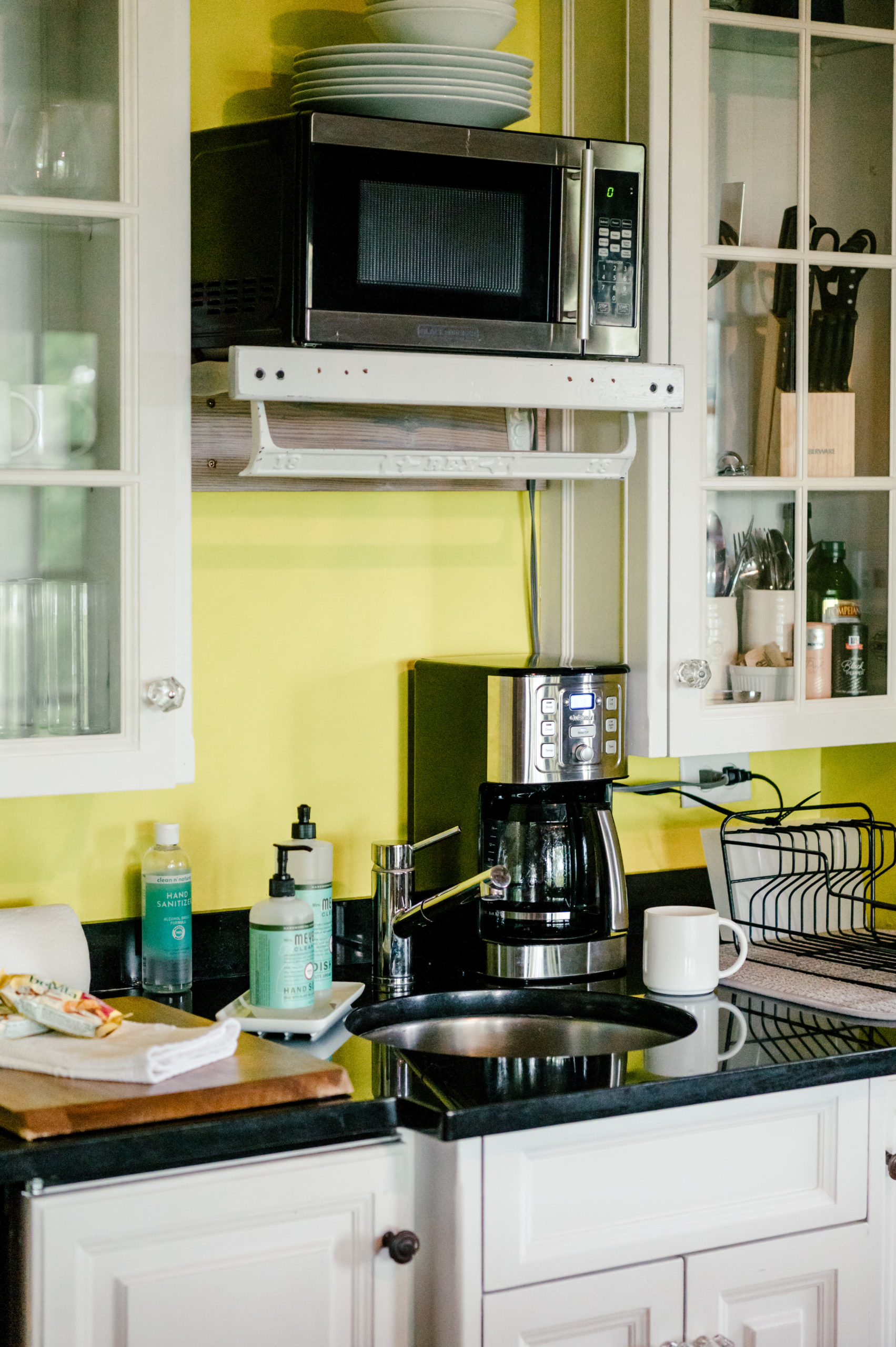 Professional Airbnb photography of kitchen interior 