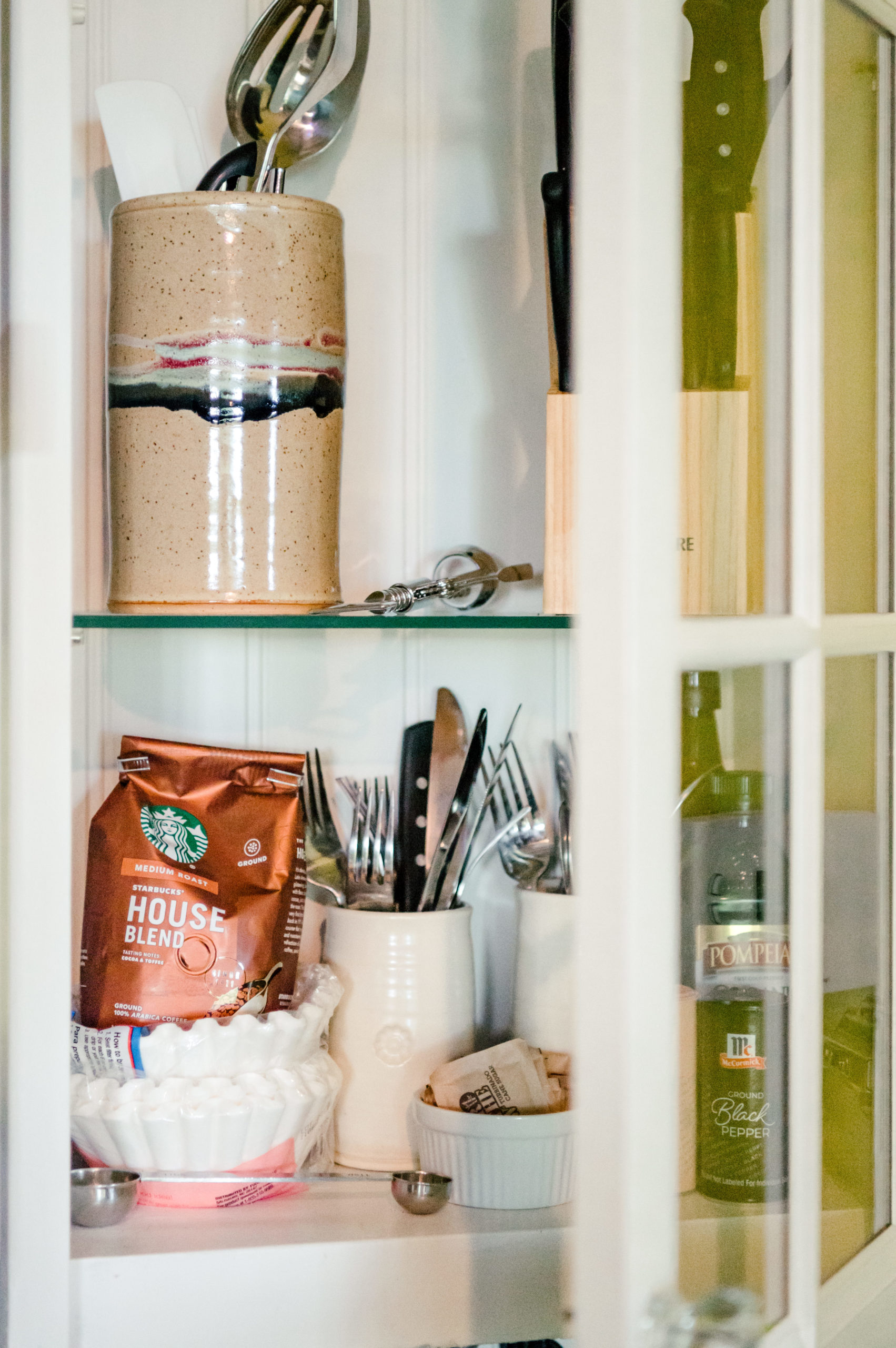 Professional Airbnb photography of kitchen pantry and interior