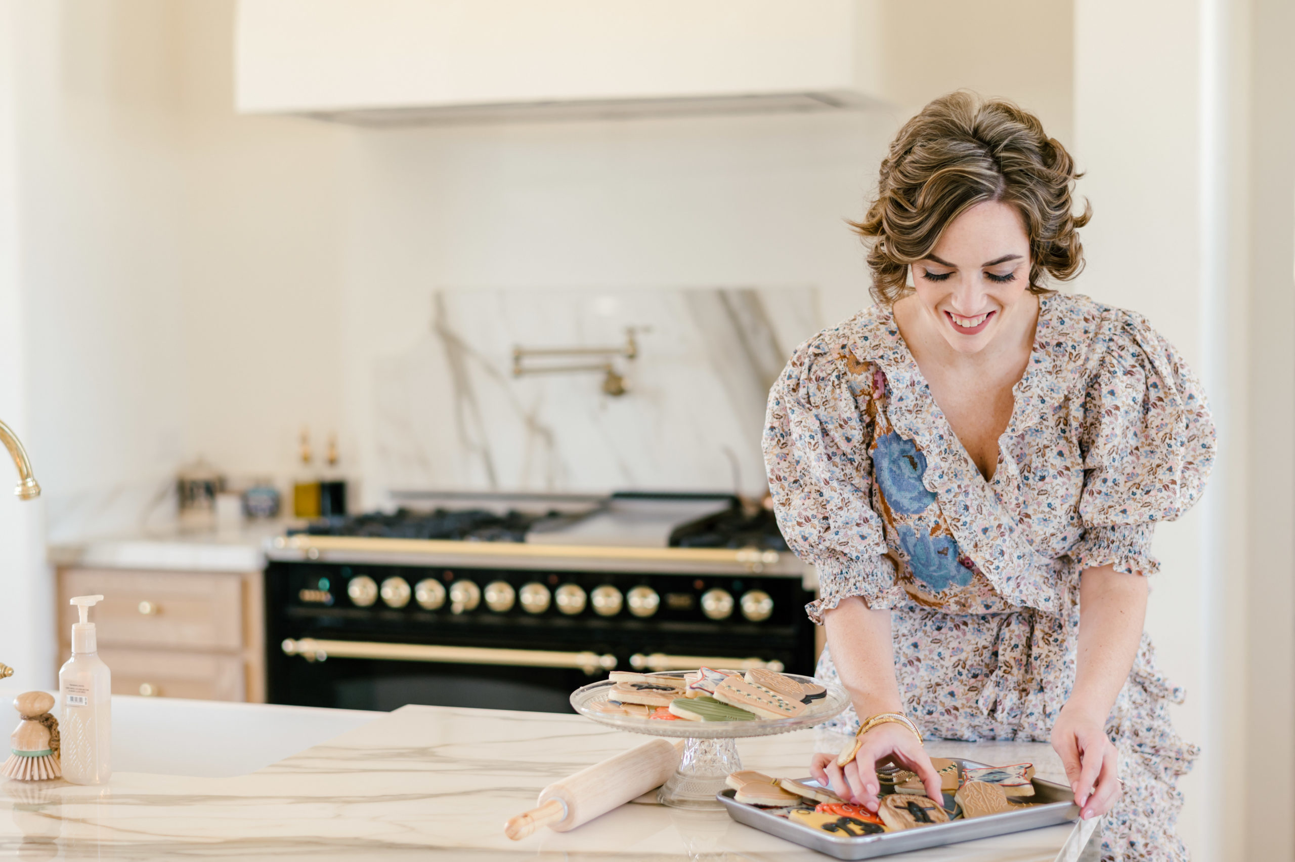 Business branding photography with Mrs. Bessie Bakes a cookie business