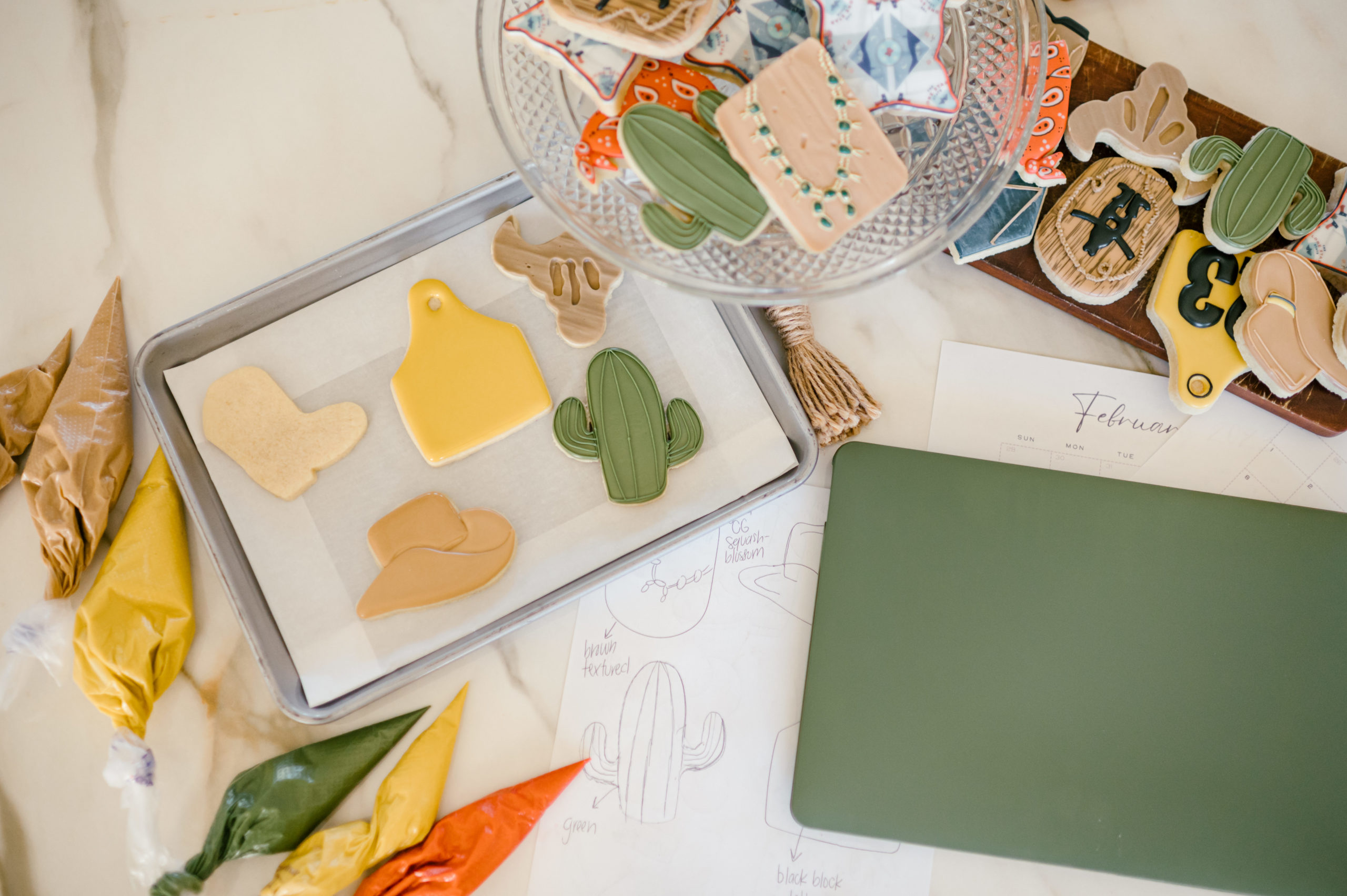 Business Branding photography photo shoot for a small cookie business