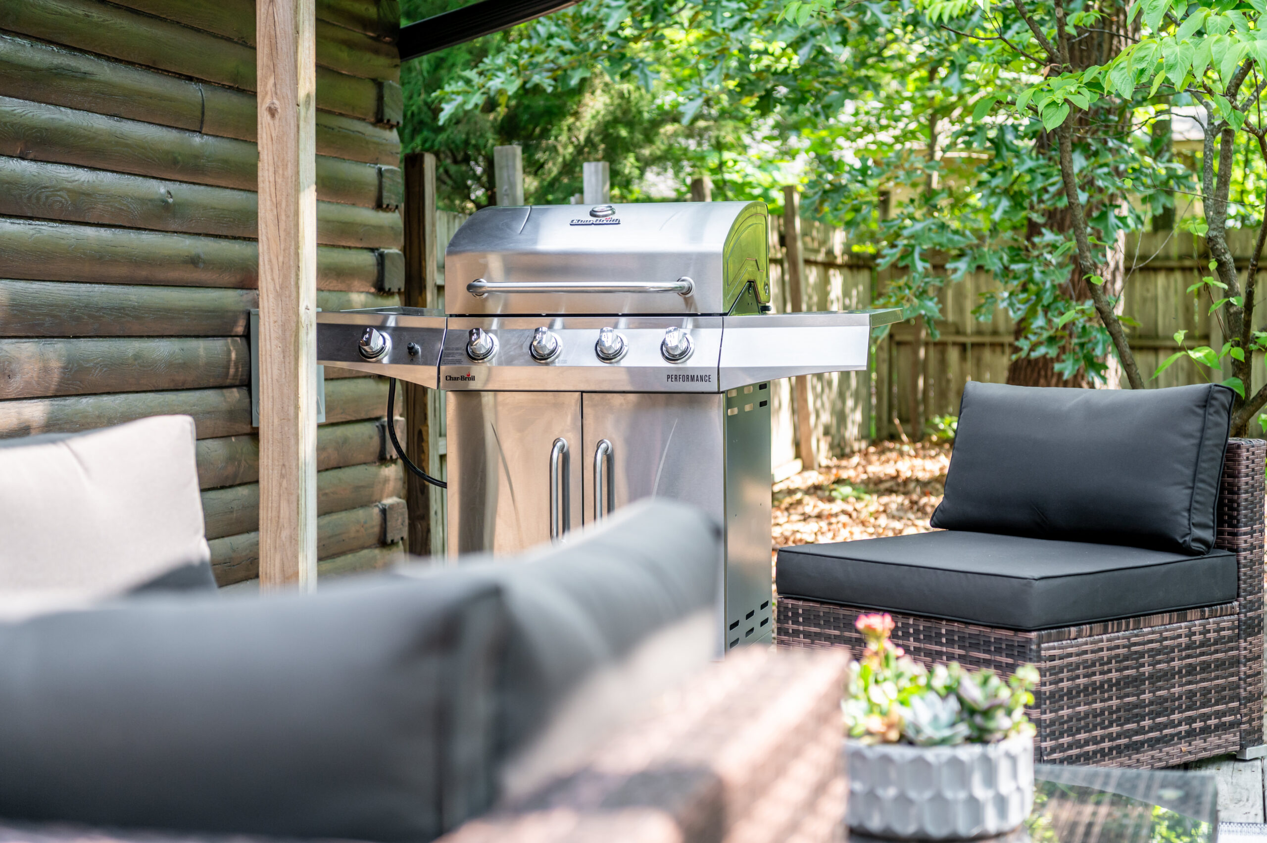 Interior Design Photoshoot for a rustic log cabin