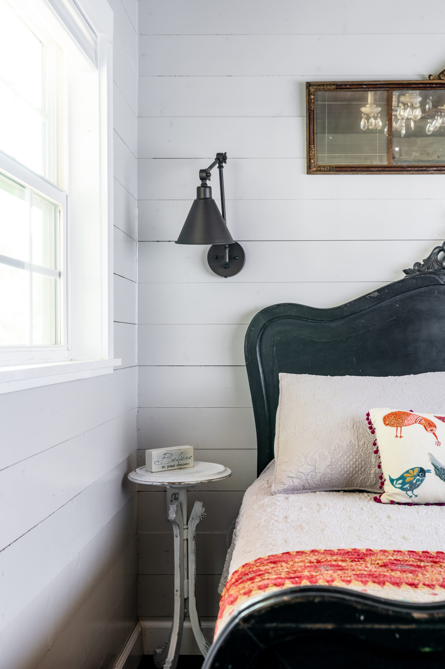 Interior photography for a rustic garden cabin in Texas