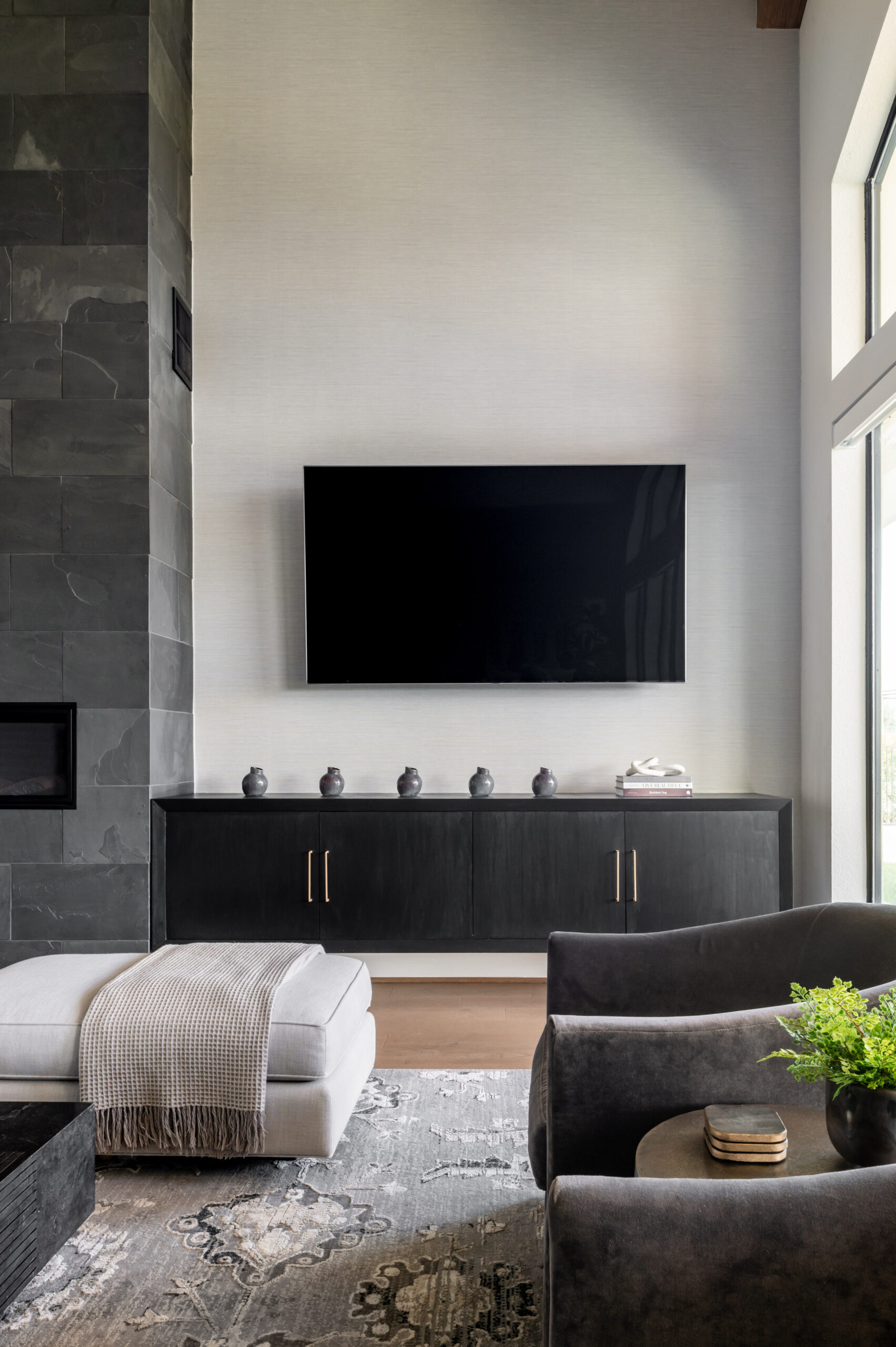 Living room modern interior design