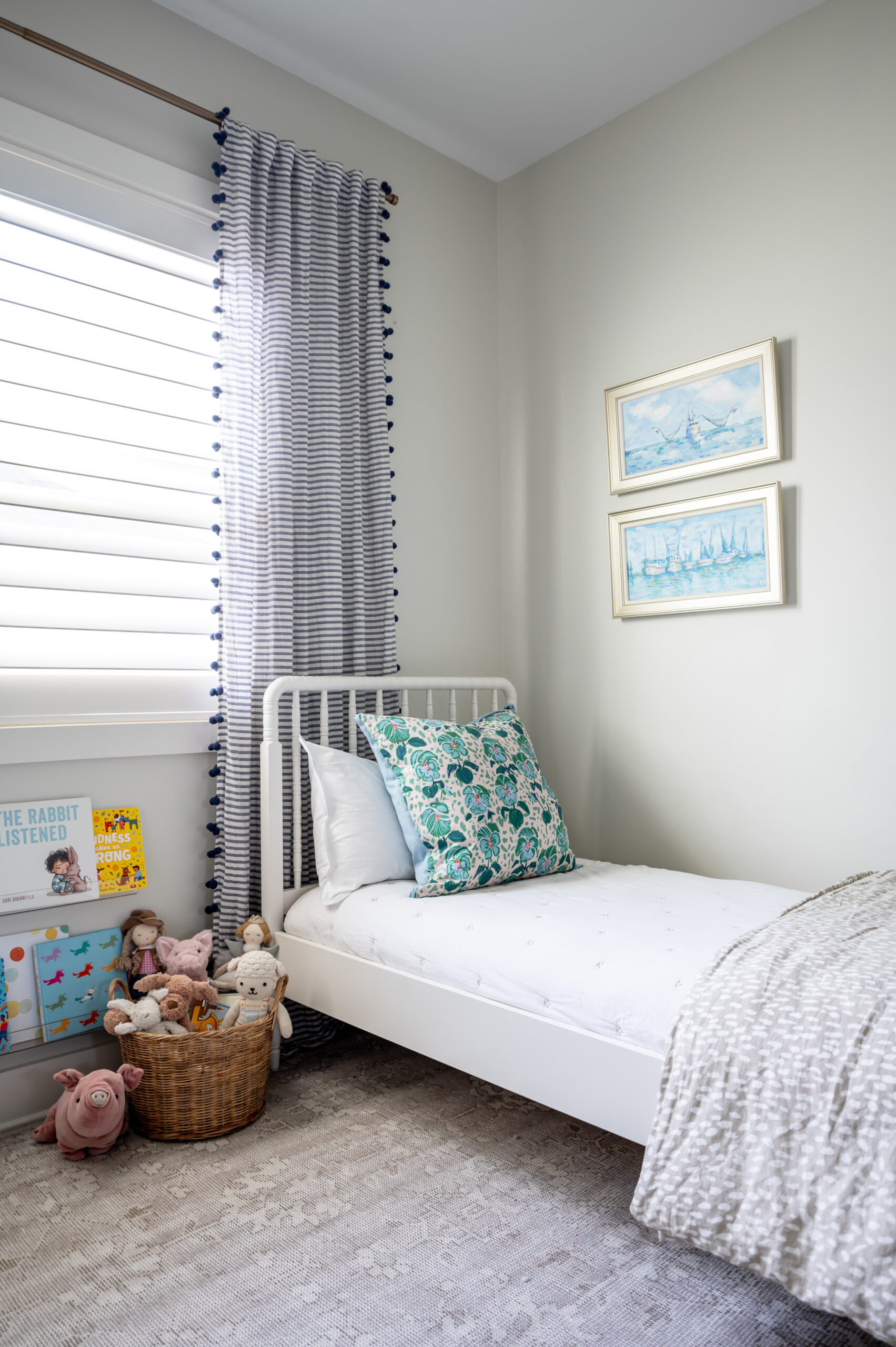 Beautiful little girls bedroom interior